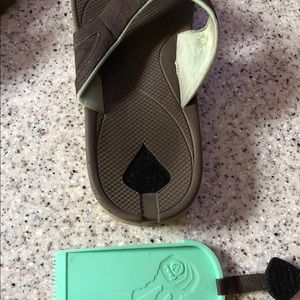 reef sandals with hidden compartment